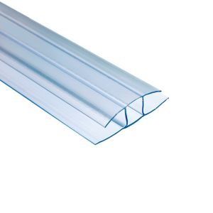 Image of Polywall Clear H Profile Jointing strip (L)2m (W)160mm