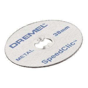 Image of Dremel SpeedClic Metal Cutting disc (Dia)38mm Pack of 12
