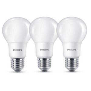 Image of Philips E27 13W 1521lm GLS LED Light bulb Pack of 3