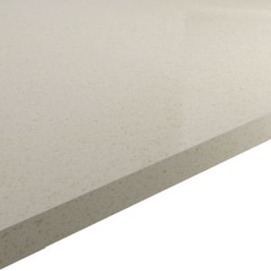 Image of HI-MACS 20mm Matt Sand beige Stone effect Acrylic Square edge Kitchen Worktop (L)2200mm