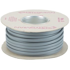 Prysmian 6242Y 2.5mm² Grey Twin & earth cable, 50m