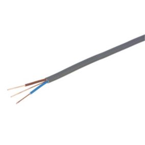 Prysmian 6242YH Grey 2-core Multi-core cable 1.5mm² x 25m