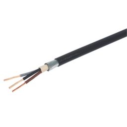 Prysmian 6943X Black 3 core Cable 4mm² x 25m
