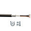 Prysmian 6943X Black 3-core Multi-core cable 2.5mm² x 25m