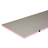 Qboard Pink Right-handed Bath panel (H)85cm (W)60cm