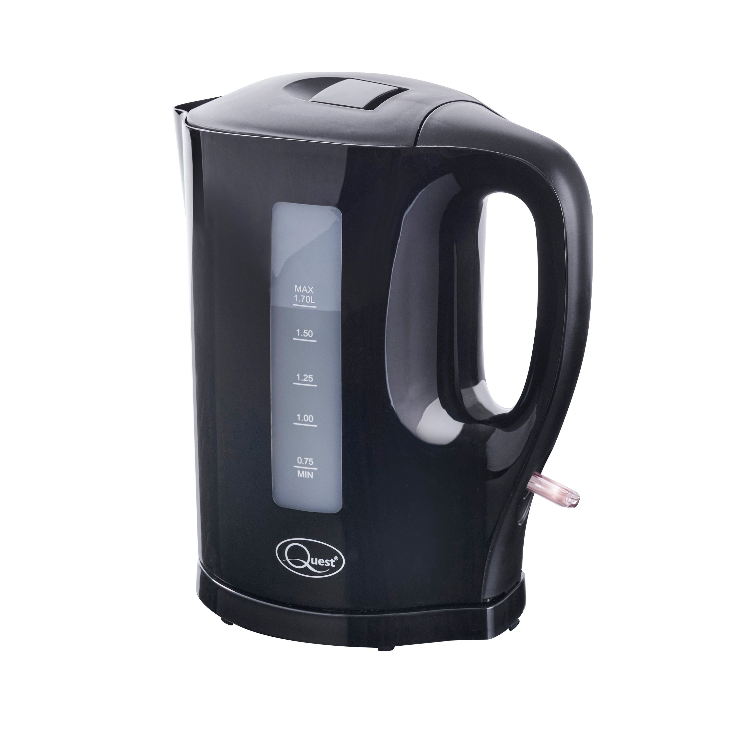 Quest Black 1.7L Kettle