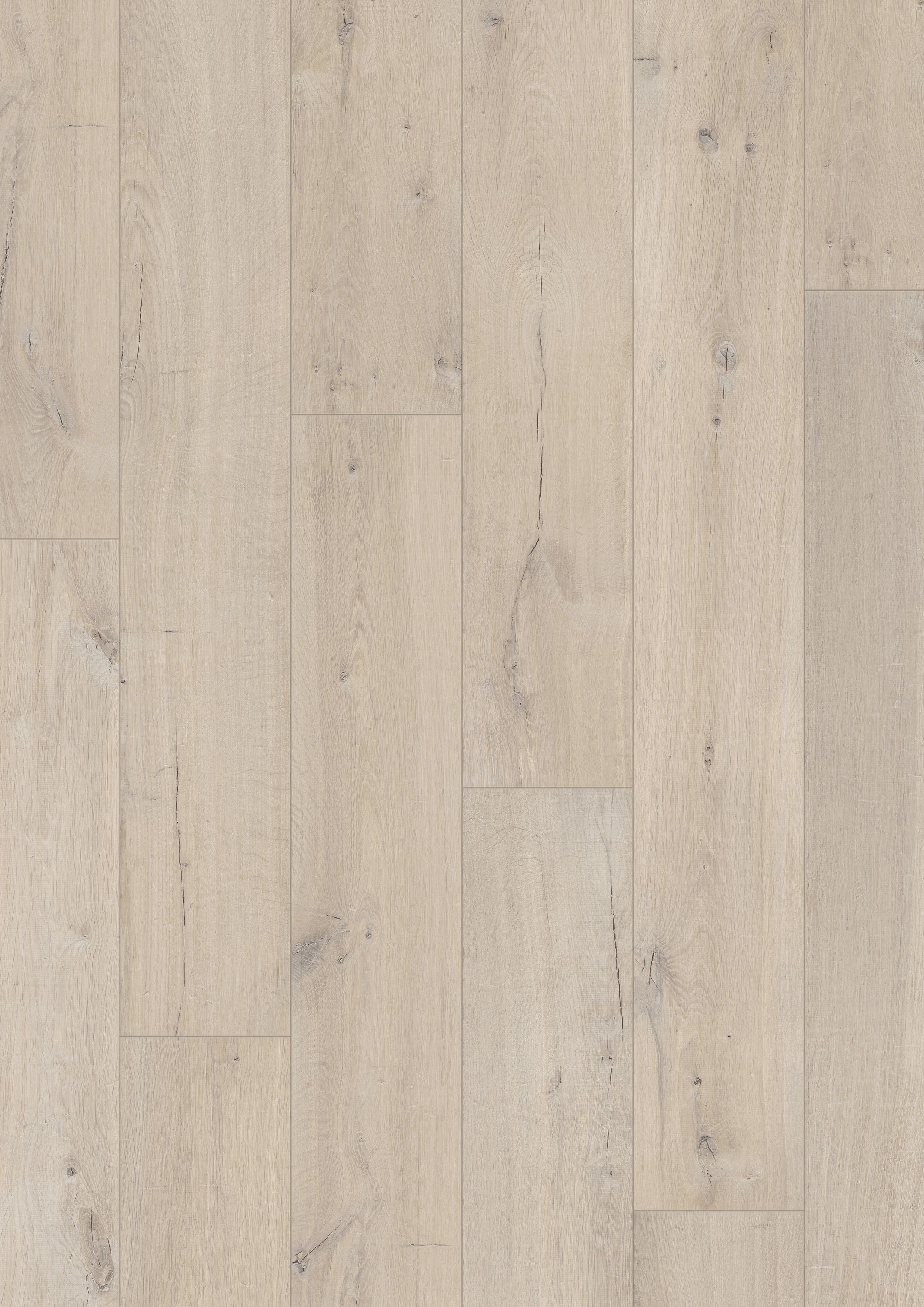 Quick-step Aquanto Light grey Oak effect Laminate Flooring, 1.835m²