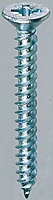 Quicksilver Zinc-plated Steel Wood Screw (Dia)8mm, Pack of 200