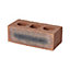 Raeburn Scotch Smooth Red Perforated Common brick (L)215mm (W)102.5mm (H)73mm
