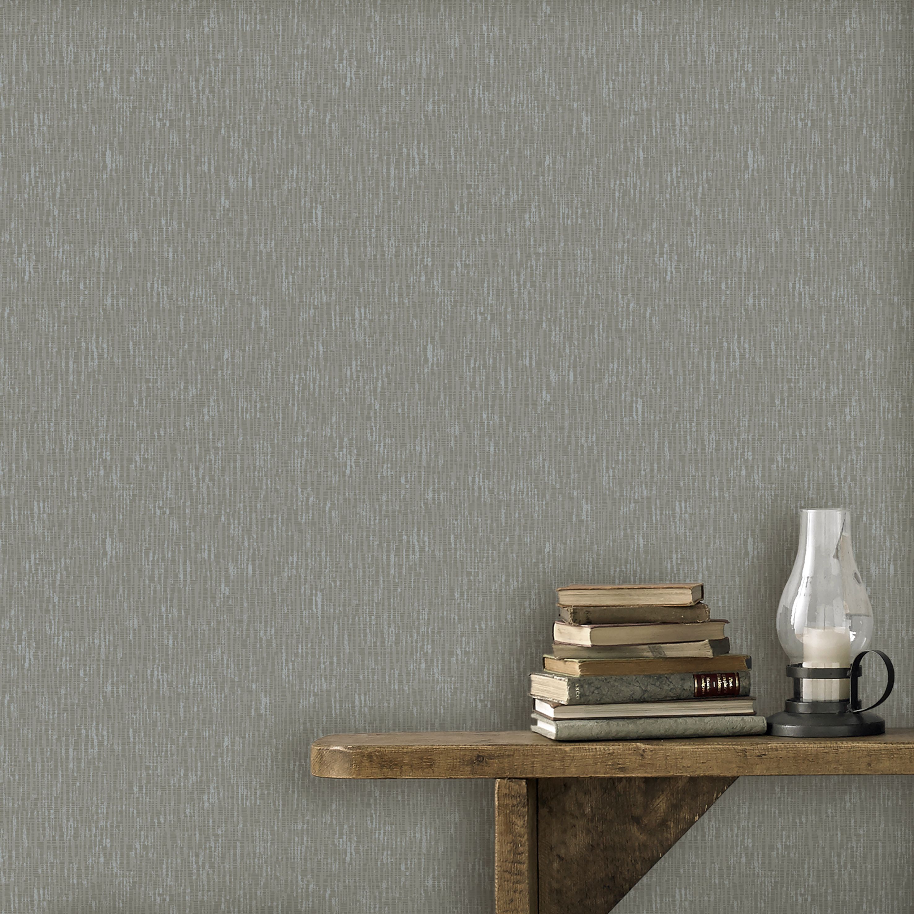 Rasch Fusion Charcoal Fabric effect Textured Wallpaper Sample