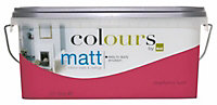 Raspberry ruffle Matt Emulsion paint, 2.5L