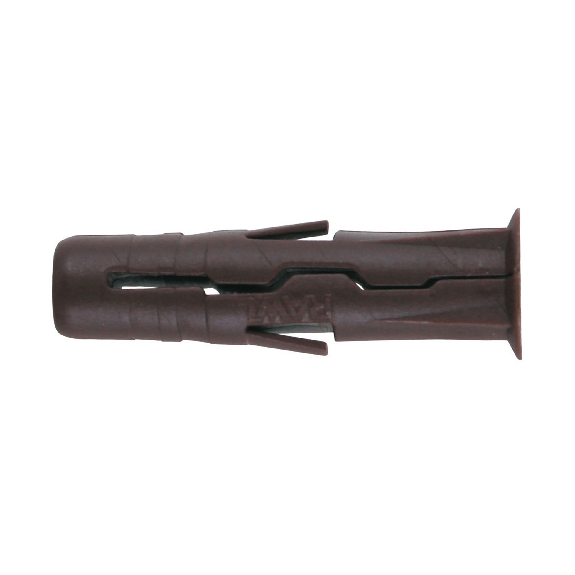 Rawlplug Uno Brown Multi-purpose screw & wall plug (Dia)7mm (L)30mm, Pack of 24