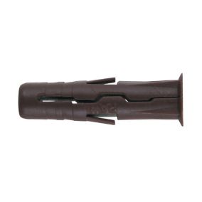 Rawlplug Uno Brown Nylon Wall plug (L)30mm (Dia)7mm