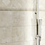 Real tumbled travertine Beige Natural stone Border tile, (L)200mm (W)25mm