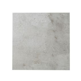 Reclaimed Grey Matt Concrete effect Porcelain Wall & floor Tile, Pack of 5, (L)450mm (W)450mm