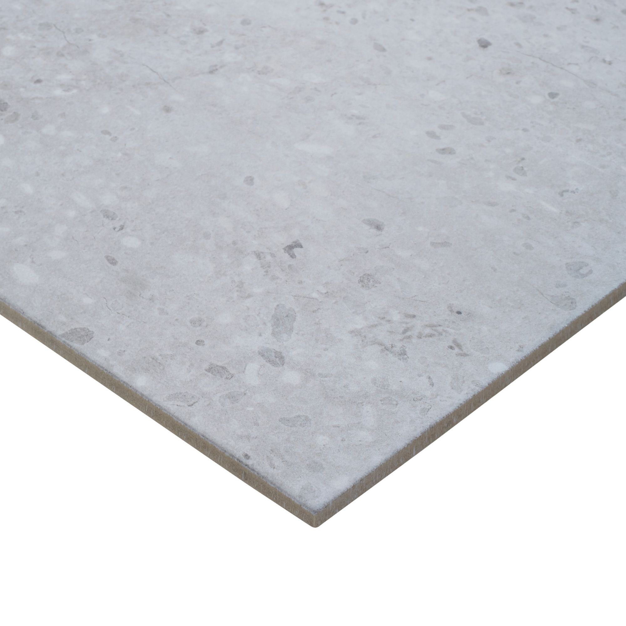 Reclaimed Grey Matt Concrete effect Porcelain Wall & floor Tile, Pack of 6, (L)600mm (W)300mm