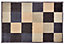 Recylon Blue Squares Heavy duty Mat, 120cm x 67cm