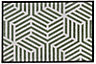 Recylon Green Geo pattern Heavy duty Mat, 120cm x 67cm