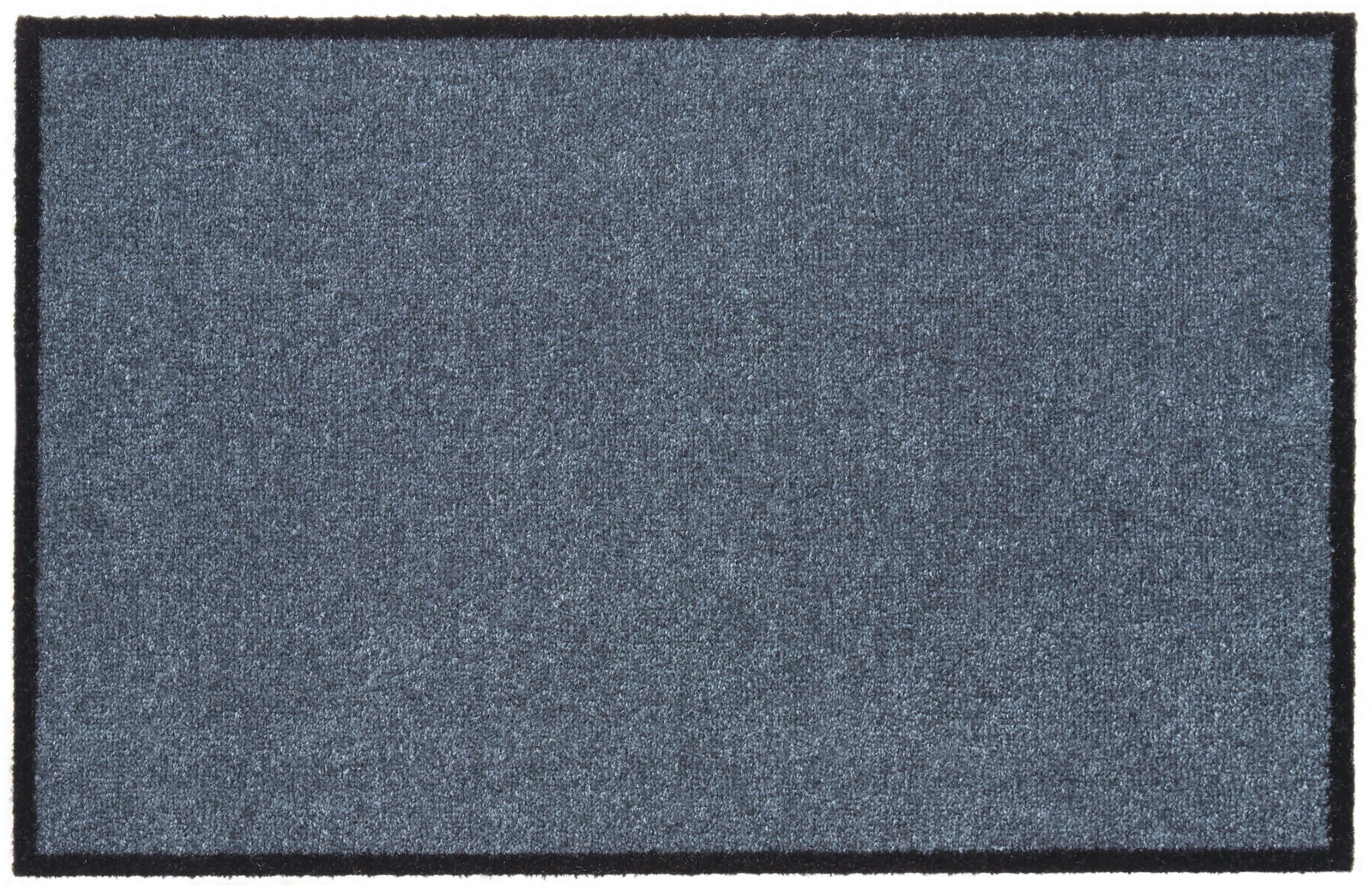 Recylon Grey Plain Heavy duty Mat, 75cm x 50cm