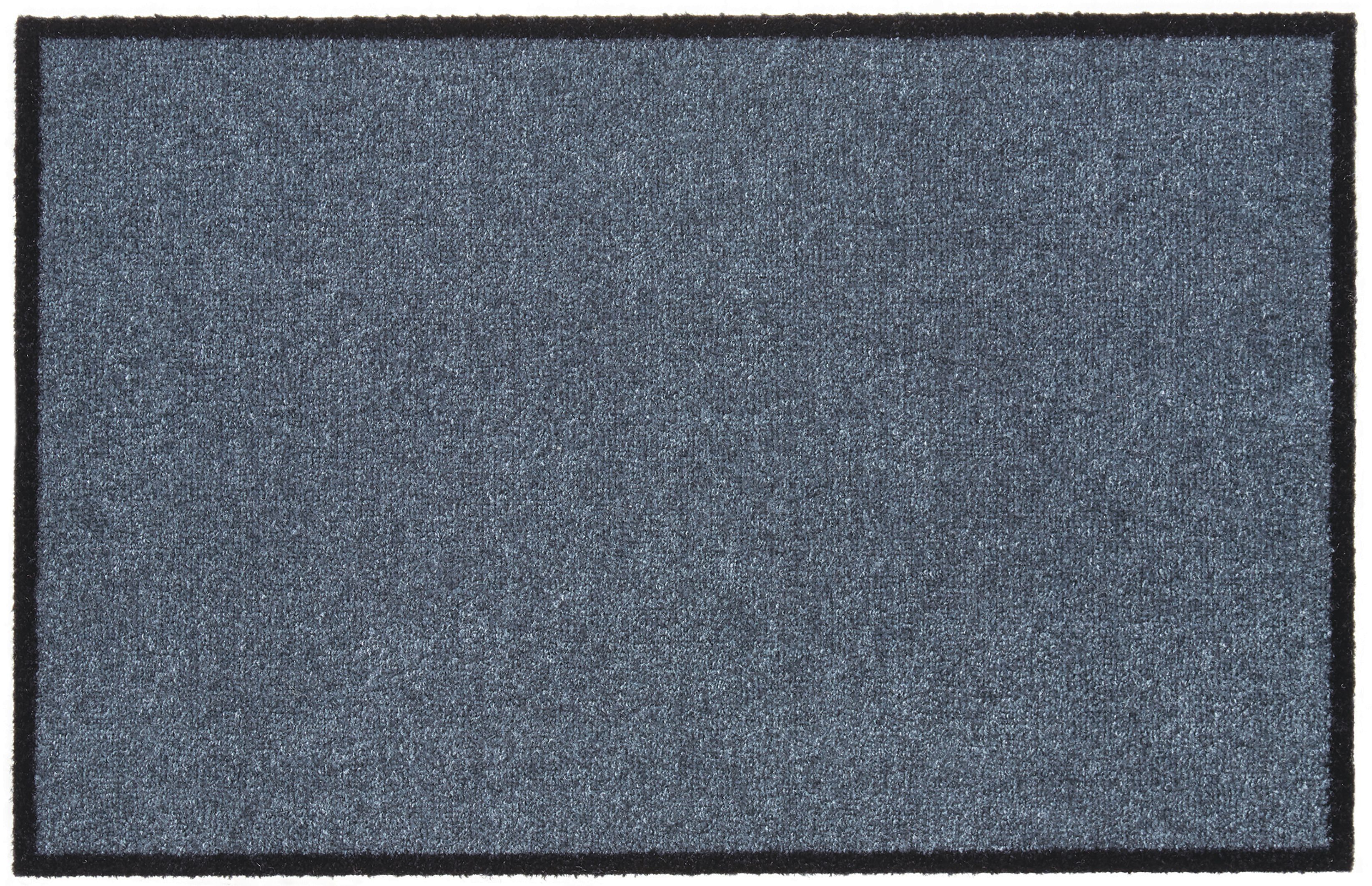 Recylon Grey Plain Heavy duty Mat, 75cm x 50cm