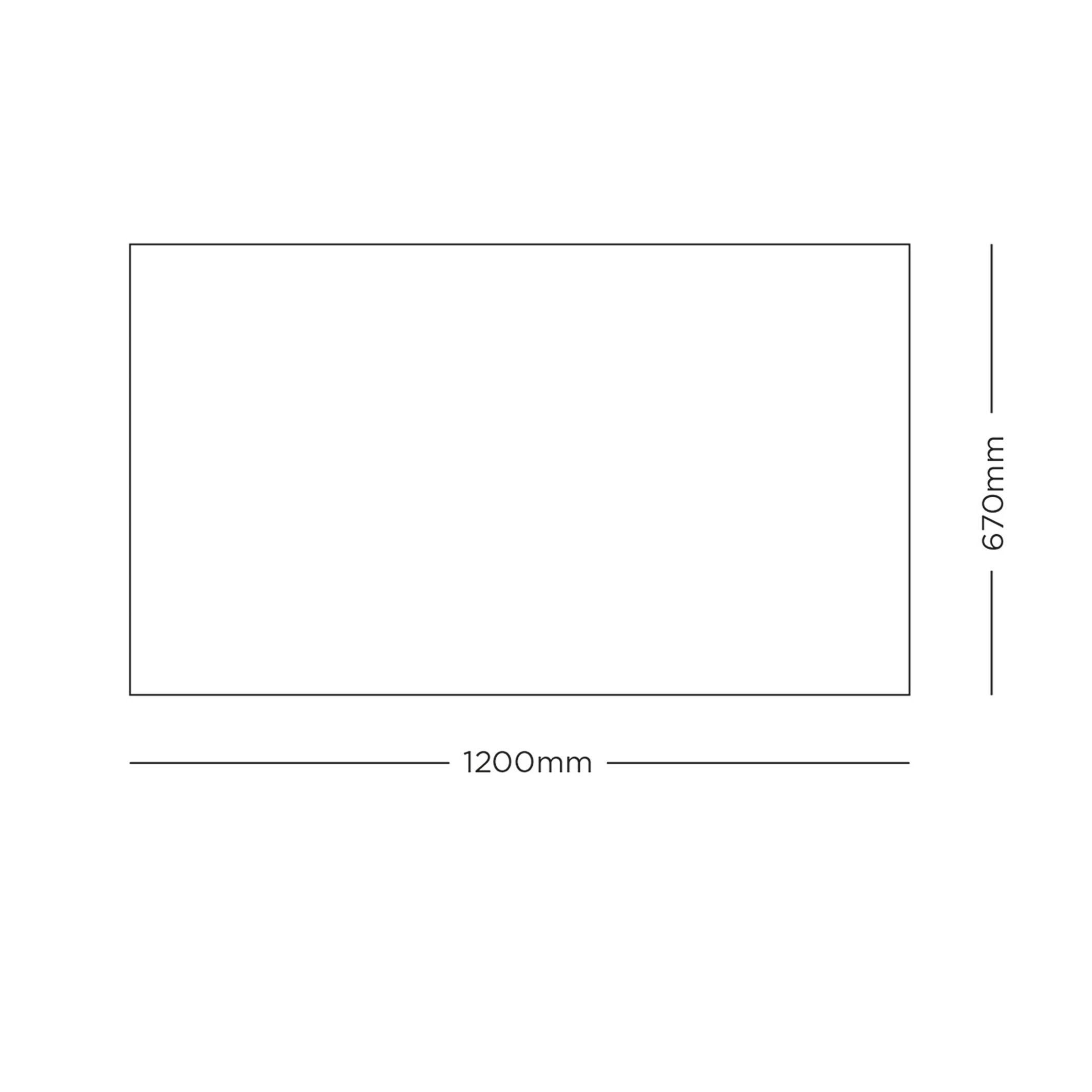 Recylon Multi Heart design Heavy duty Mat, 120cm x 67cm