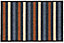 Recylon Multi Striped Heavy duty Mat, 75cm x 50cm