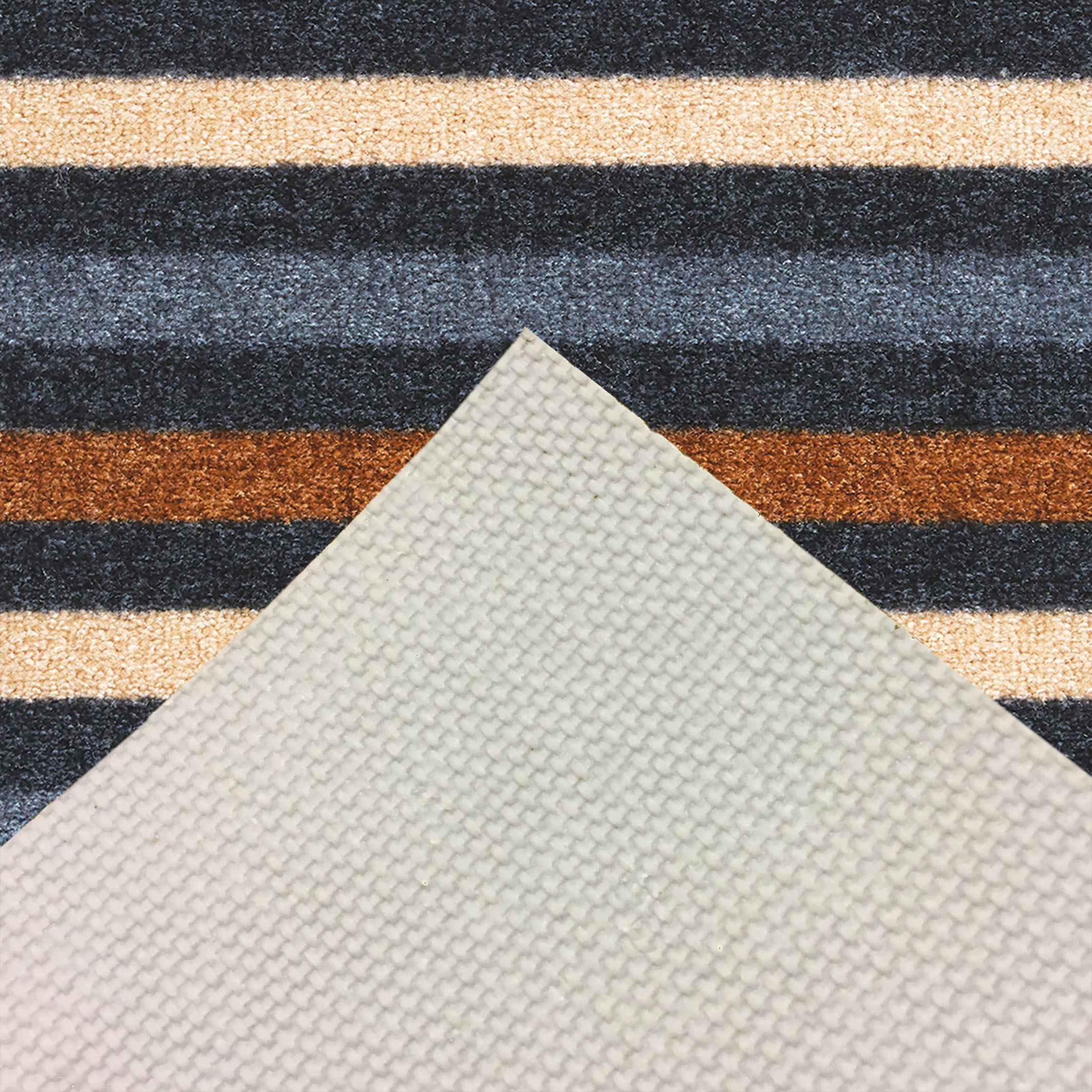 Recylon Multi Striped Heavy duty Mat, 75cm x 50cm