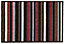 Recylon Red Striped Heavy duty Mat, 75cm x 50cm