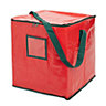 Red Decoration storage bag (L) 340mm x (W) 340mm