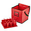Red Decoration storage bag (L) 340mm x (W) 340mm
