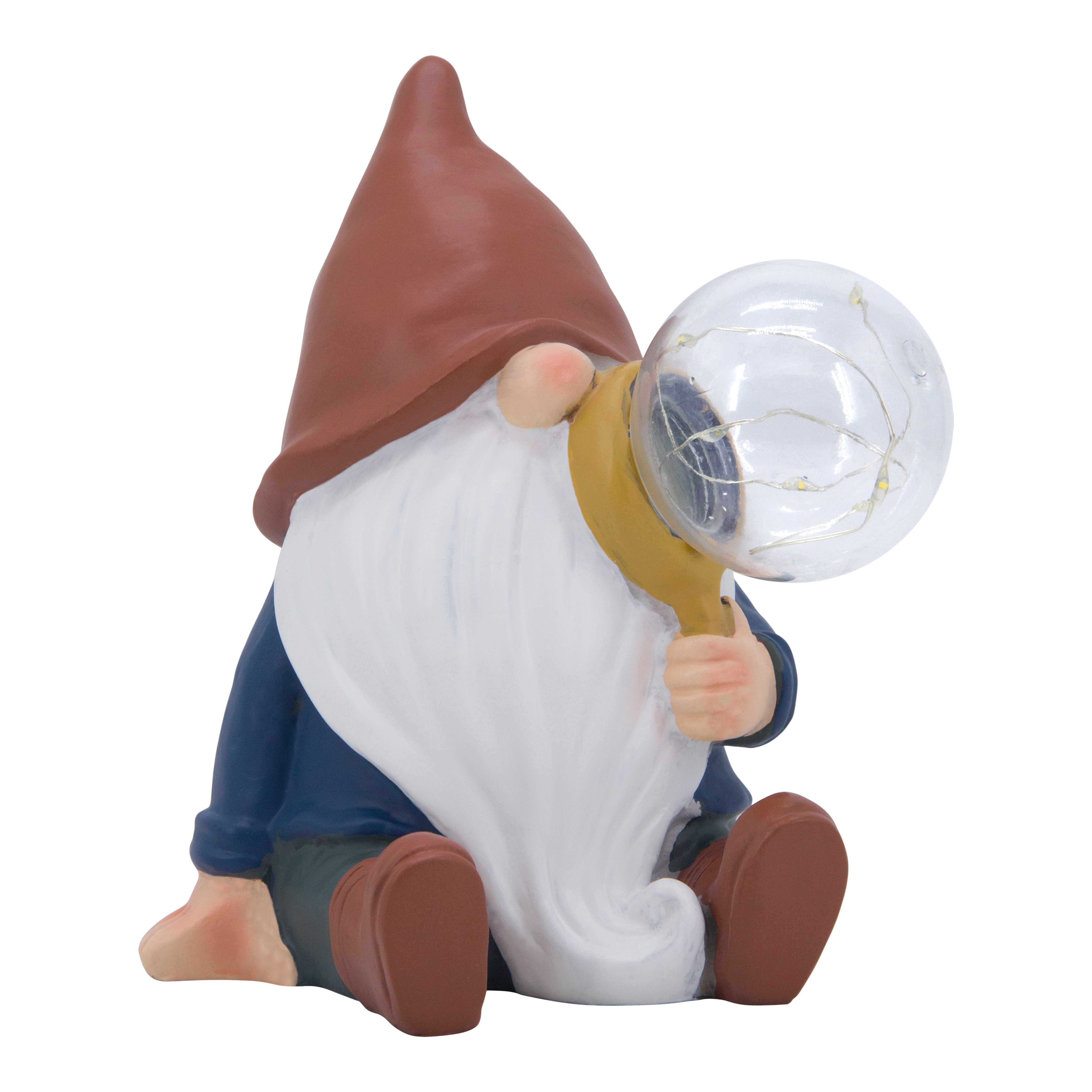 Red Gnome Multicolour Solar-powered Integrated LED Outdoor Decorative light