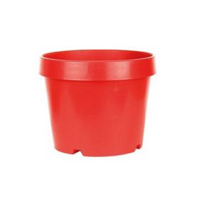 Red Plastic Plant pot (Dia)26cm