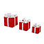 Red Present Trio LED Electrical christmas decoration