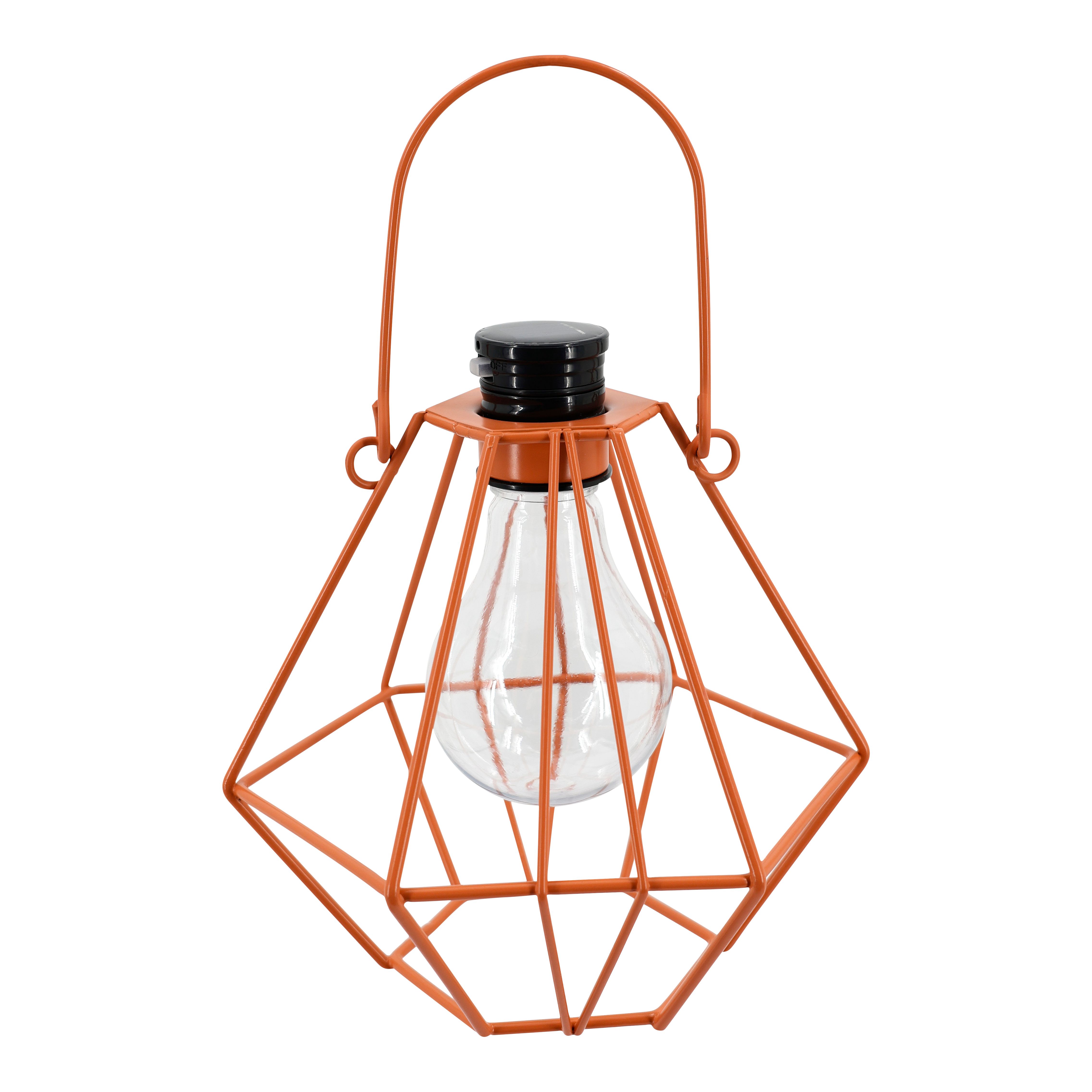 Red Solar-powered Integrated LED Outdoor Mini lantern