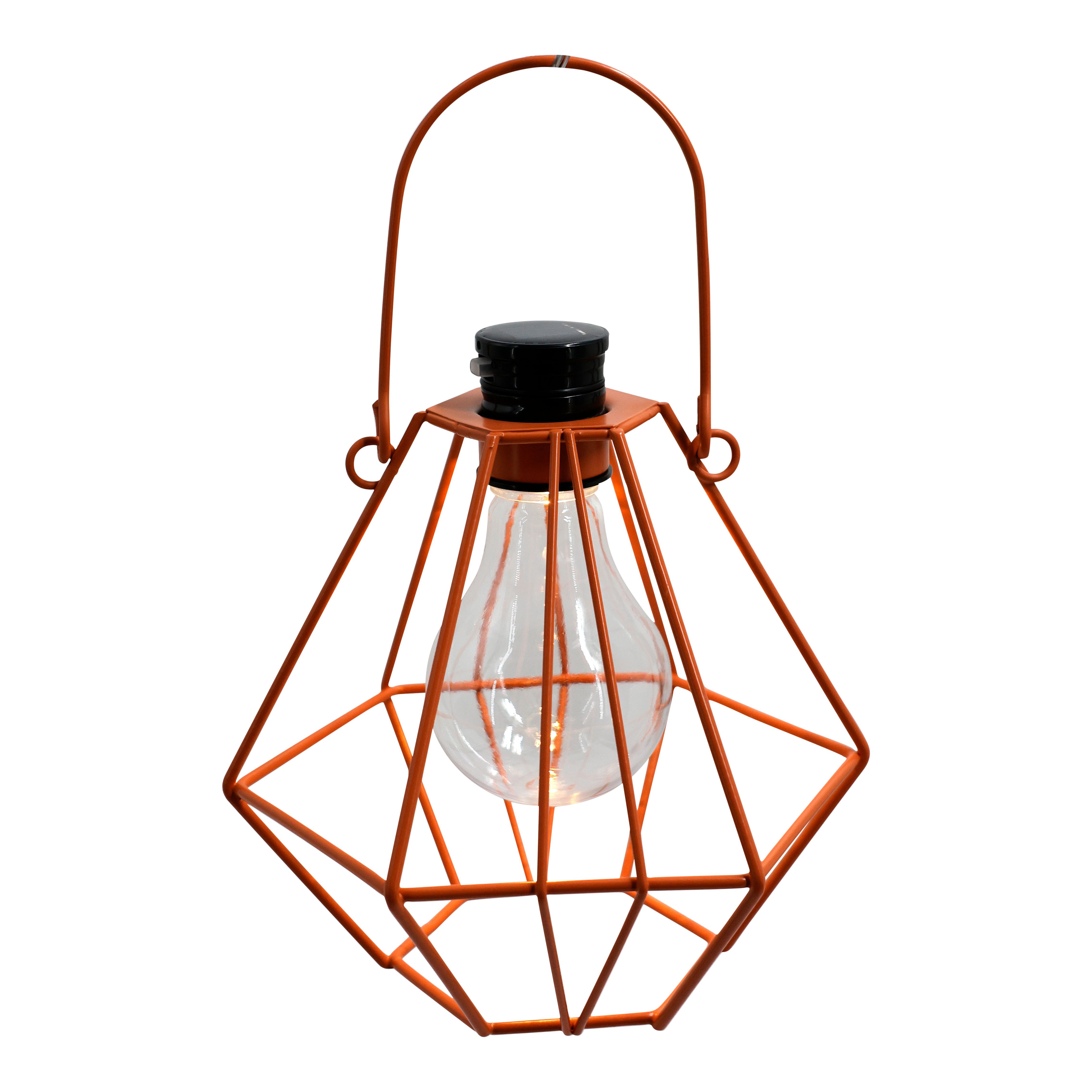 Red Solar-powered Integrated LED Outdoor Mini lantern