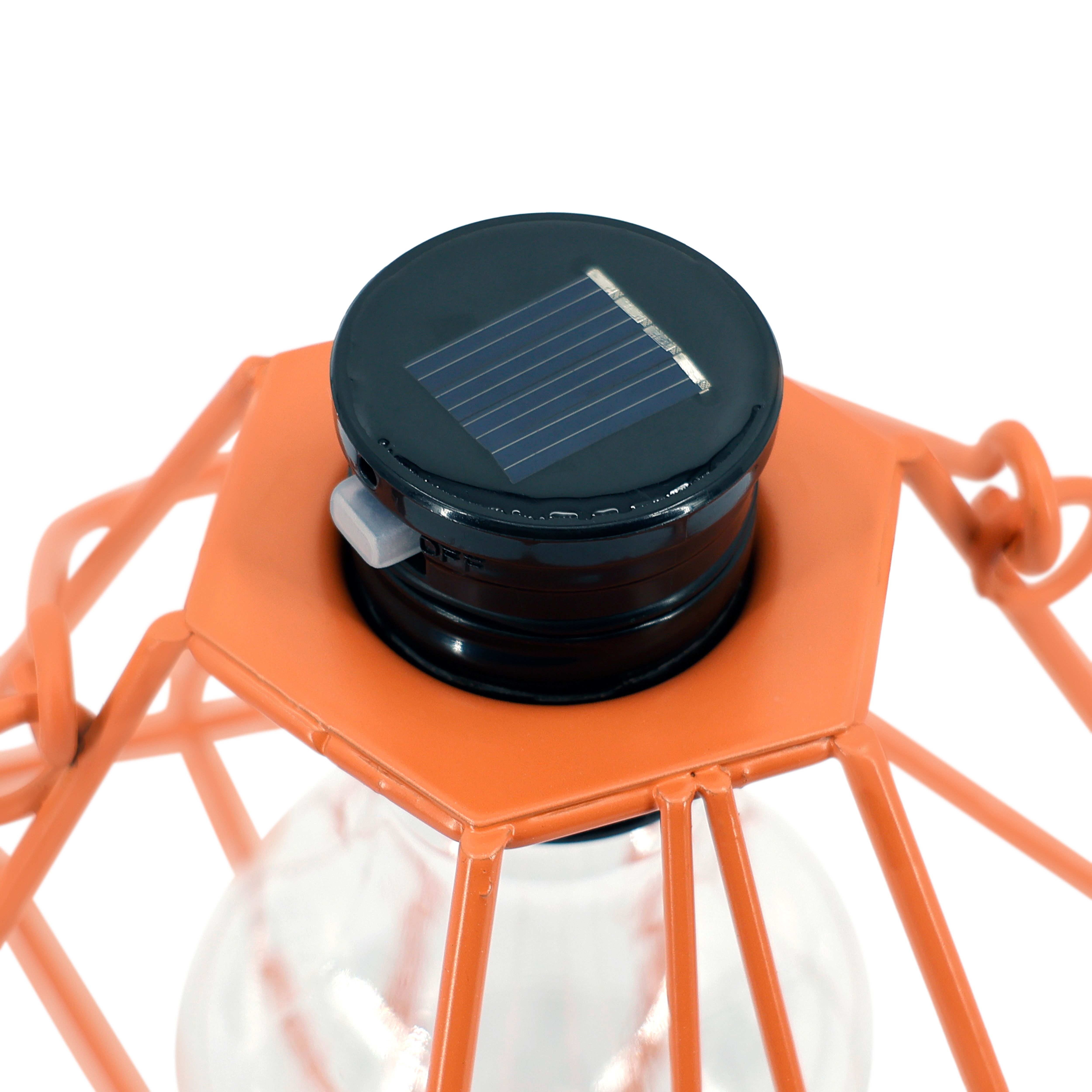 Red Solar-powered Integrated LED Outdoor Mini lantern