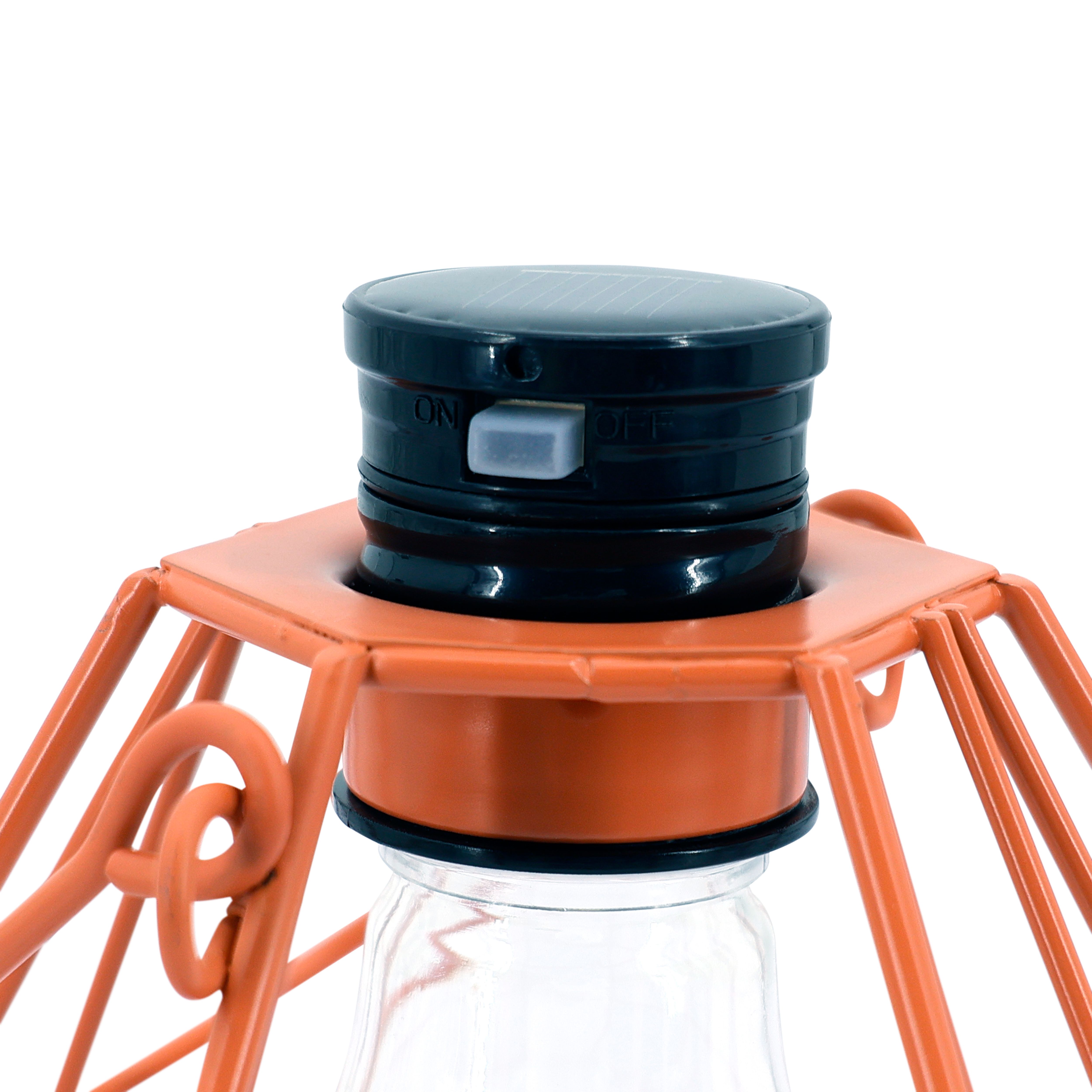 Red Solar-powered Integrated LED Outdoor Mini lantern