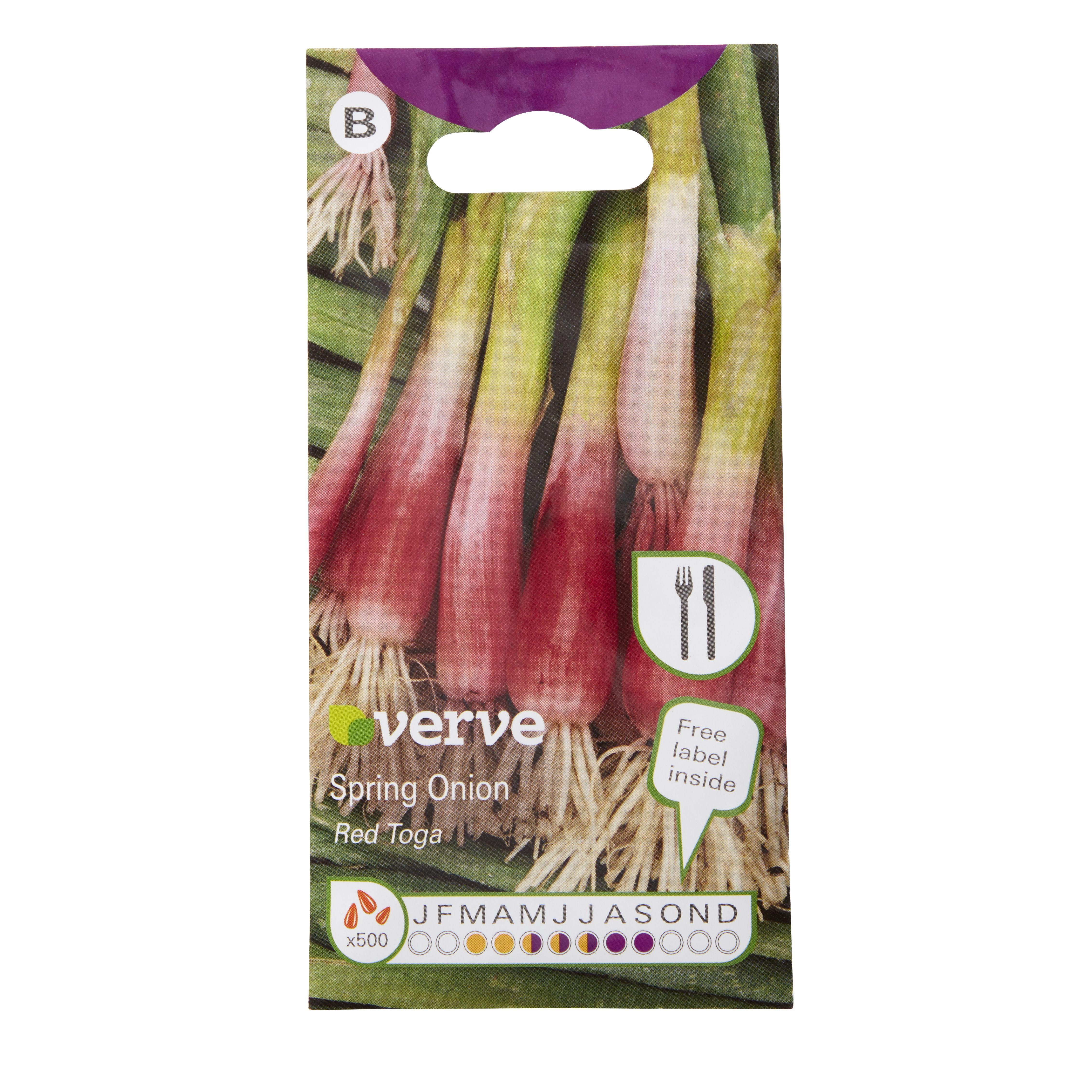 Red toga spring onion Spring onion Seed