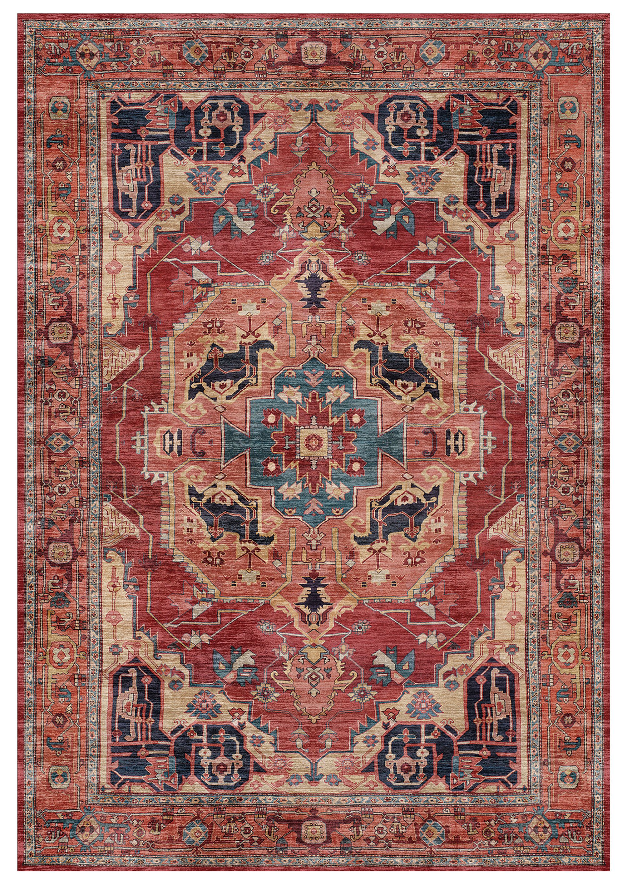 Red Traditional Rug 170cmx120cm