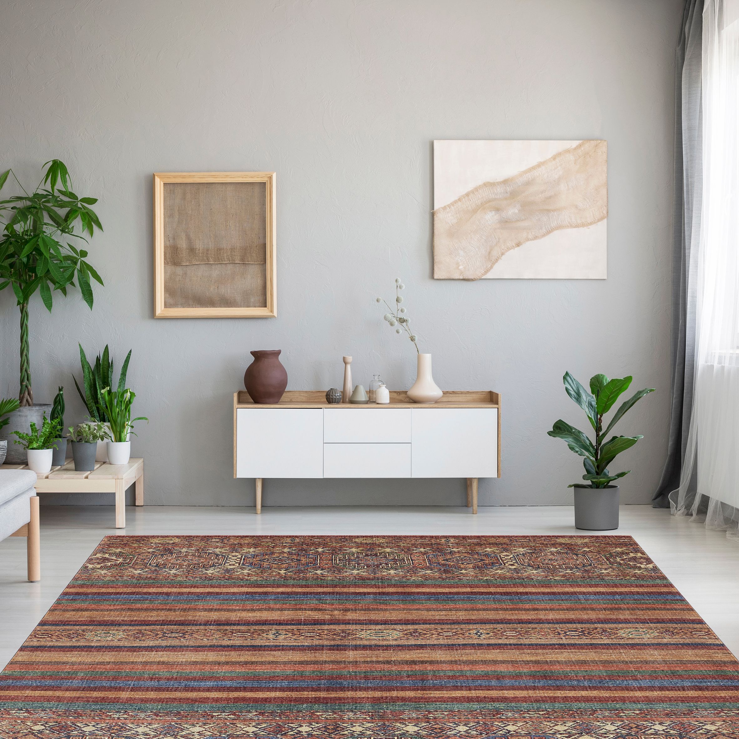 Red Traditional Rug 230cmx160cm