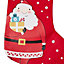 Red & white Santa Stocking