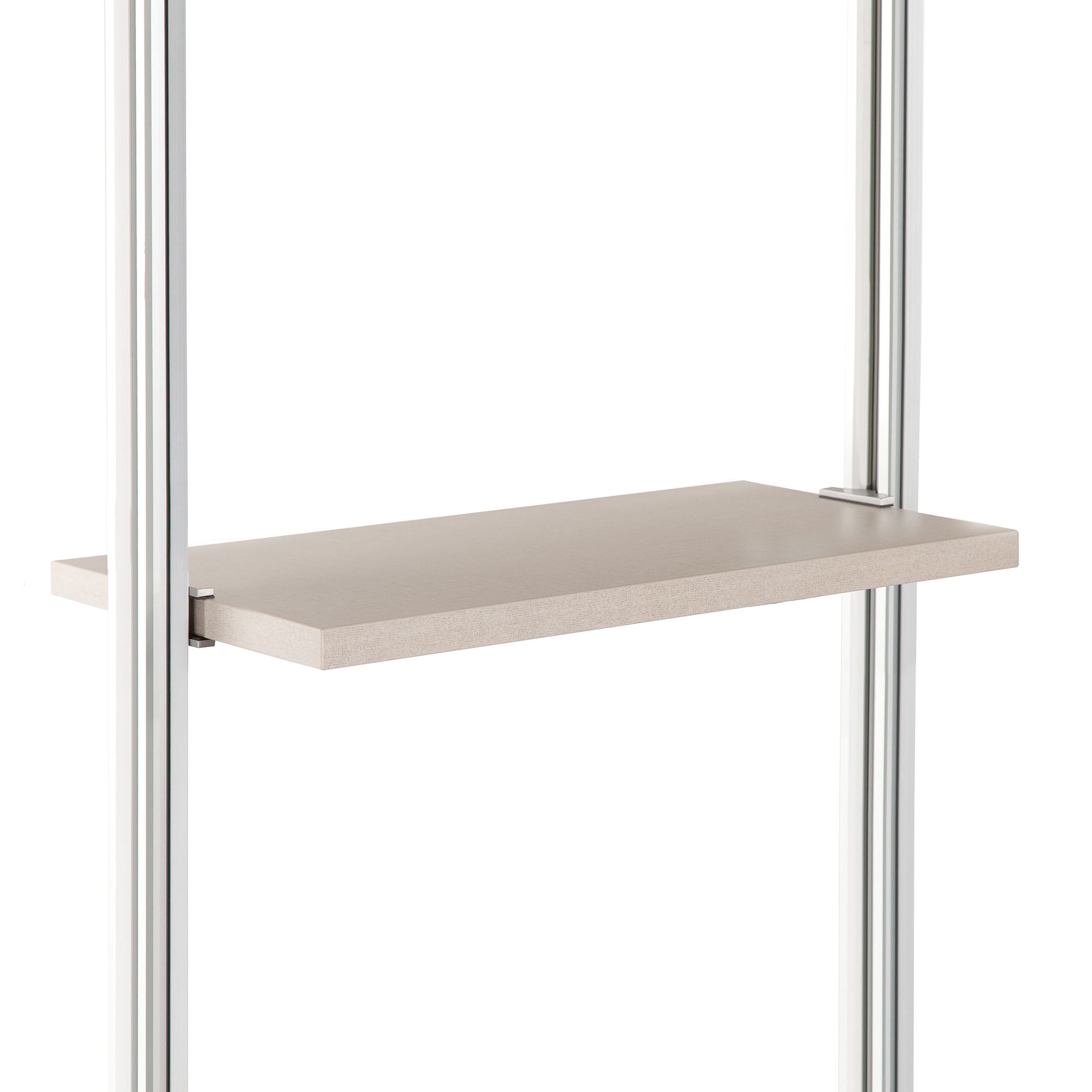 Relax Grey linen effect Shelf kit (W)550mm (D)330mm