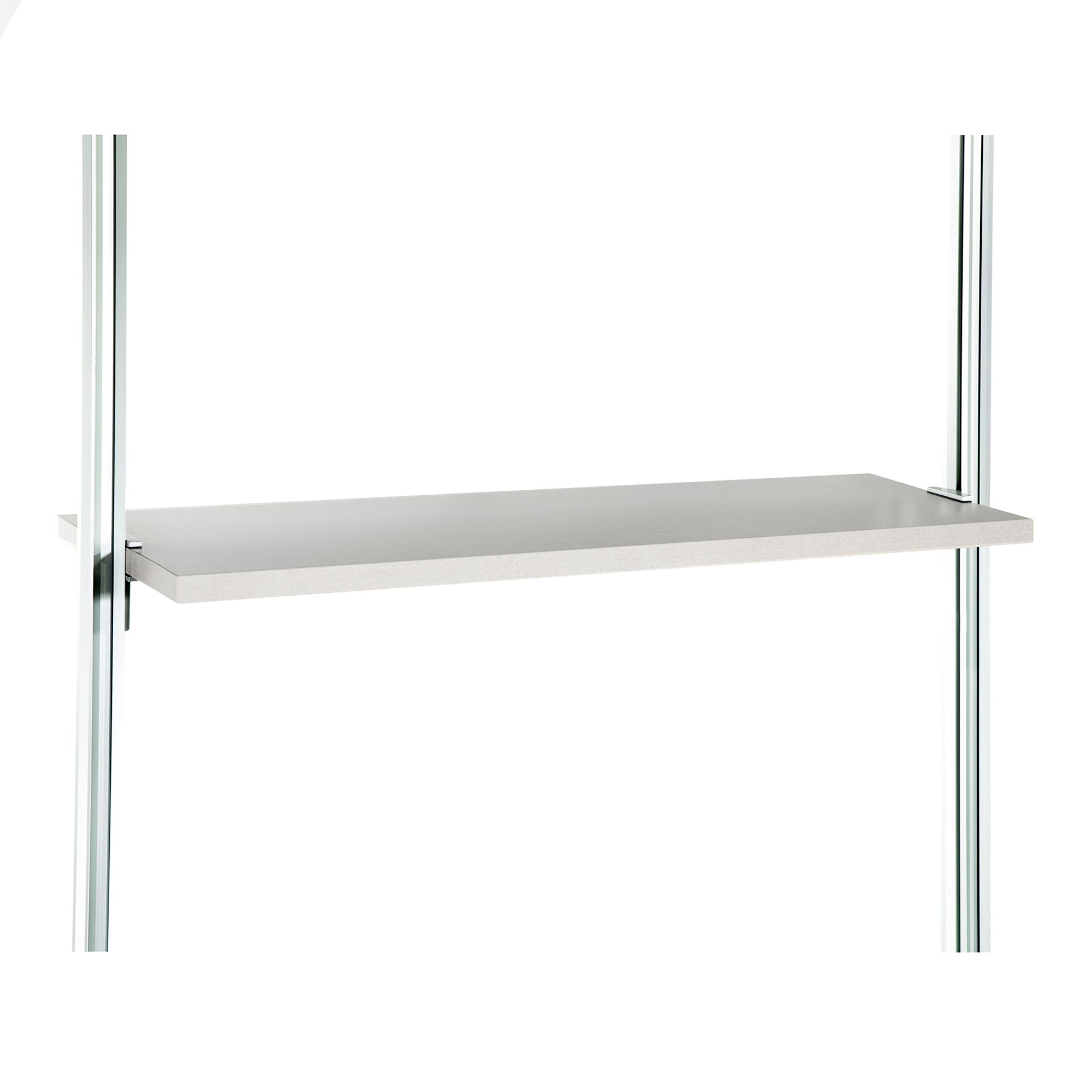 Relax Grey linen effect Shelf kit (W)900mm (D)330mm