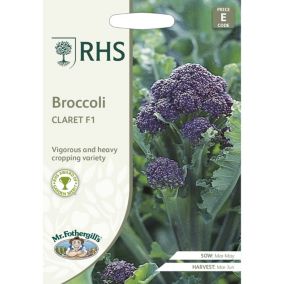 RHS Claret F1 Broccoli Seed