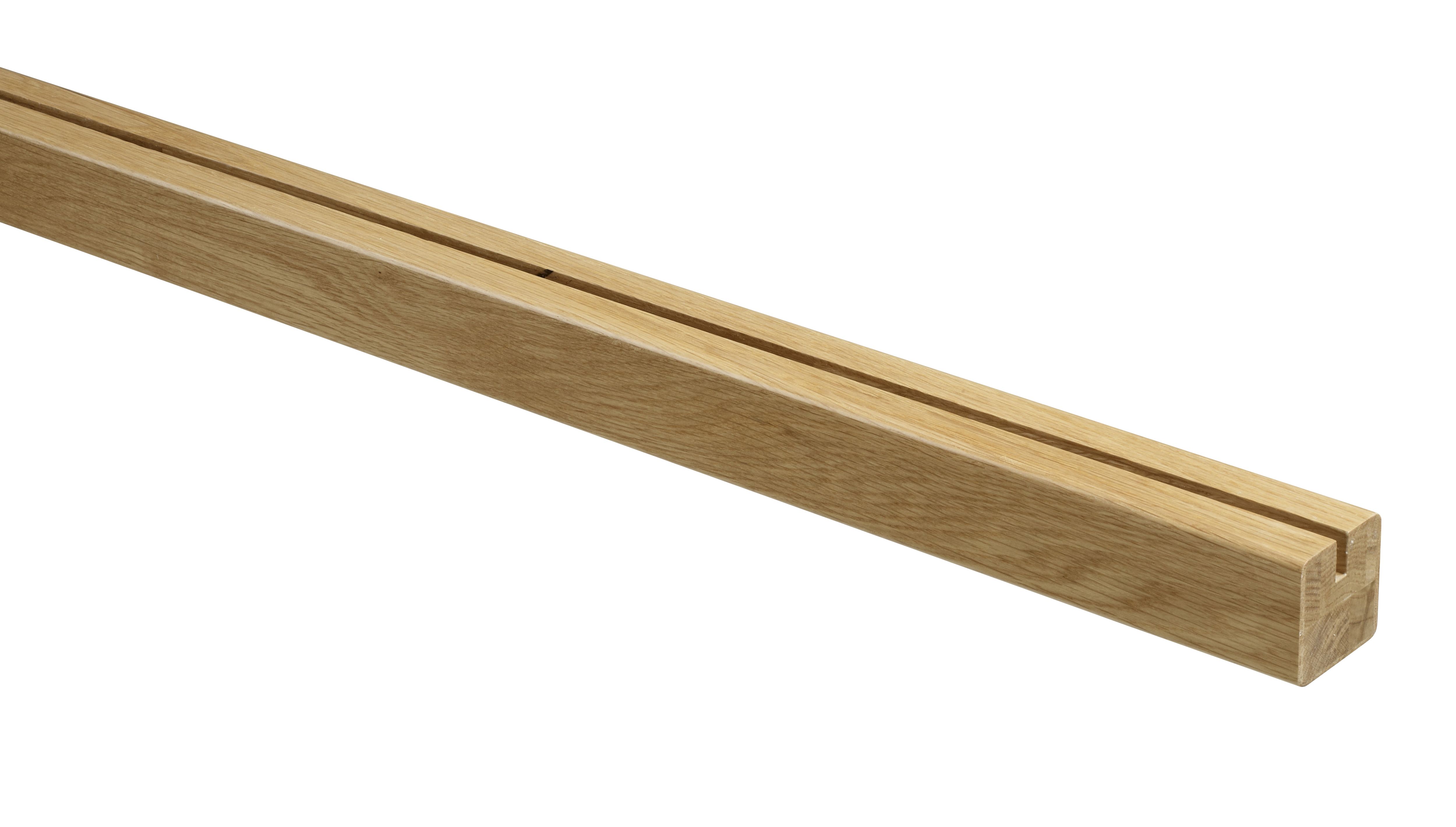 Richard Burbidge Immix Modern Natural Oak Baserail, (L)2.4m (W)60mm