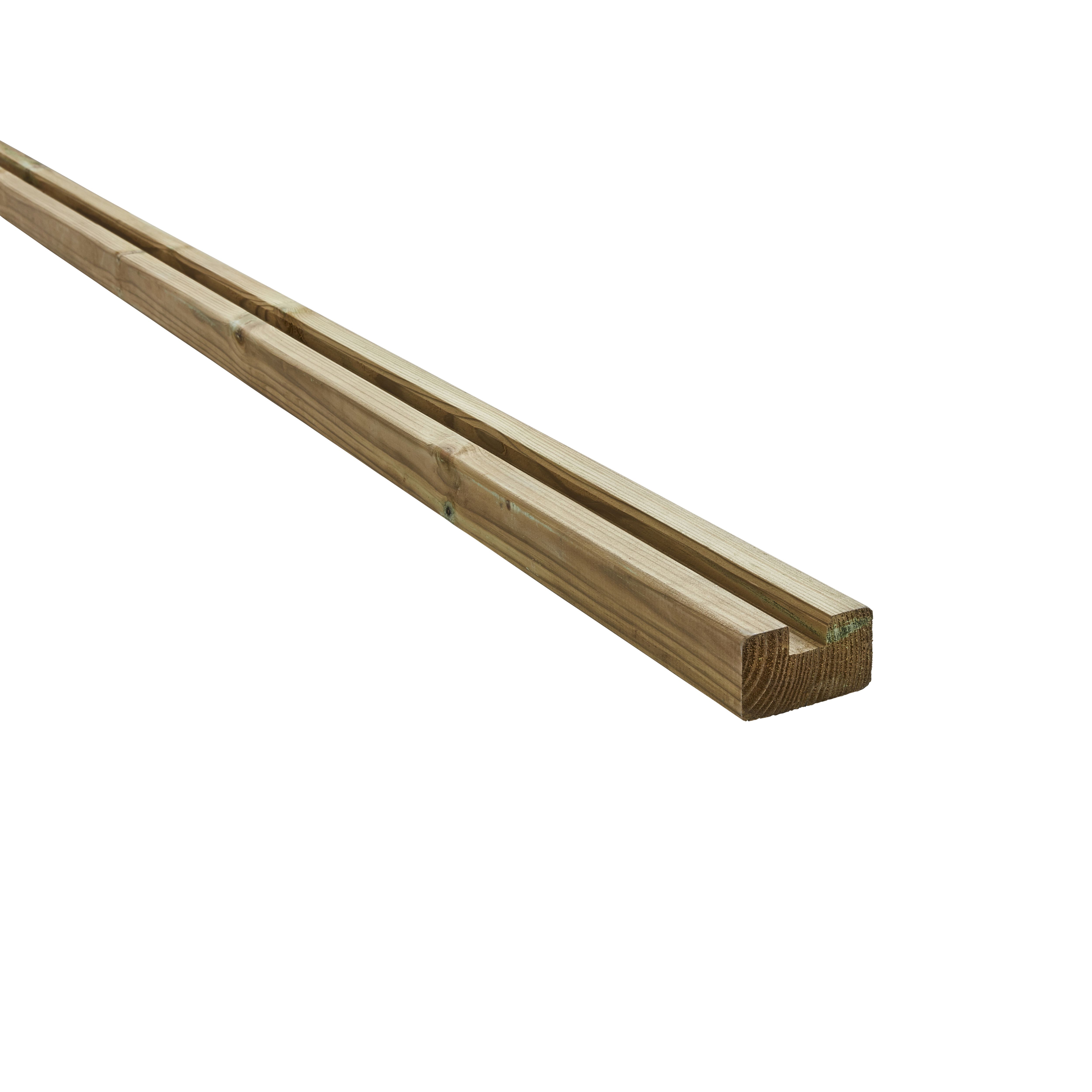 Richard Burbidge Redwood Colonial Capping Post cap, Green (H)35mm (W)64mm