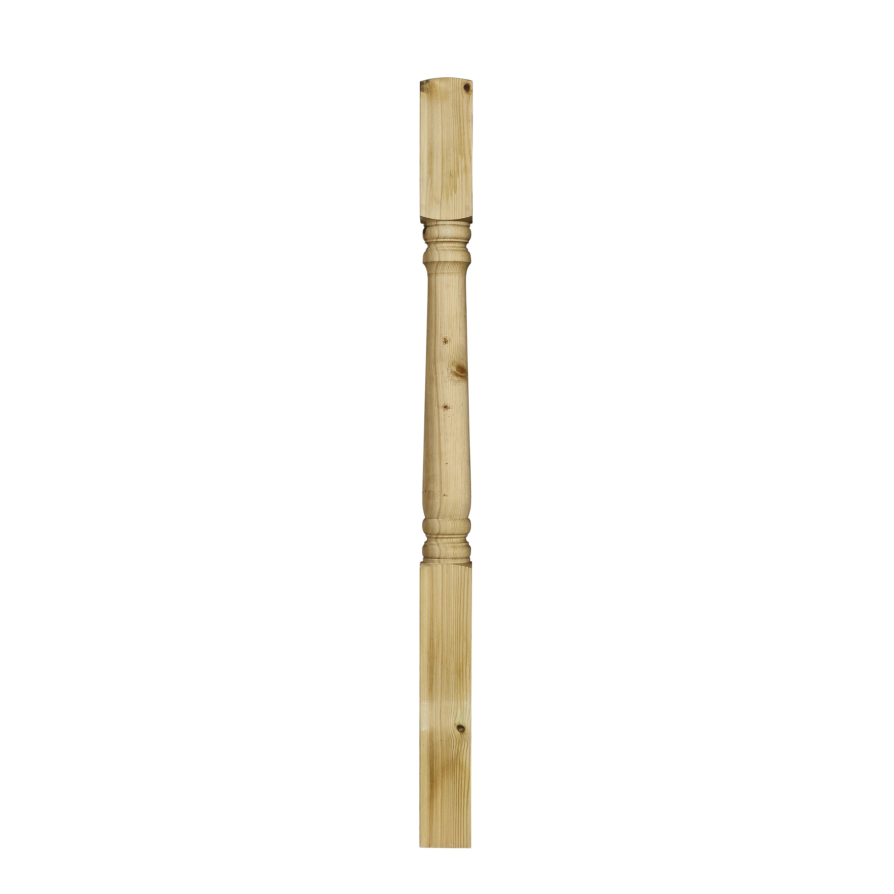 Richard Burbidge Redwood Colonial Deck post (H)1.2m (W)82mm (T)82mm