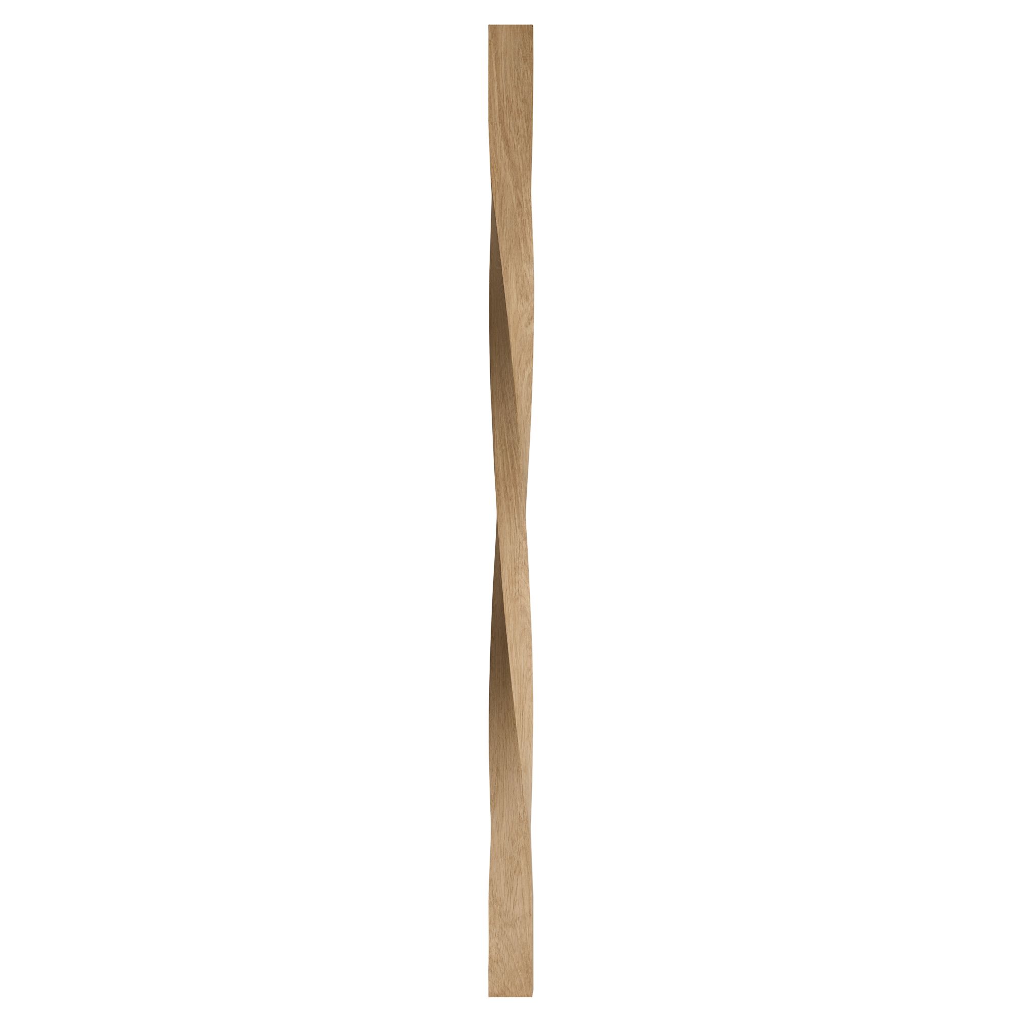 Richard Burbidge Stairparts Modern Brown White oak Spindle (H)895mm (W)41mm