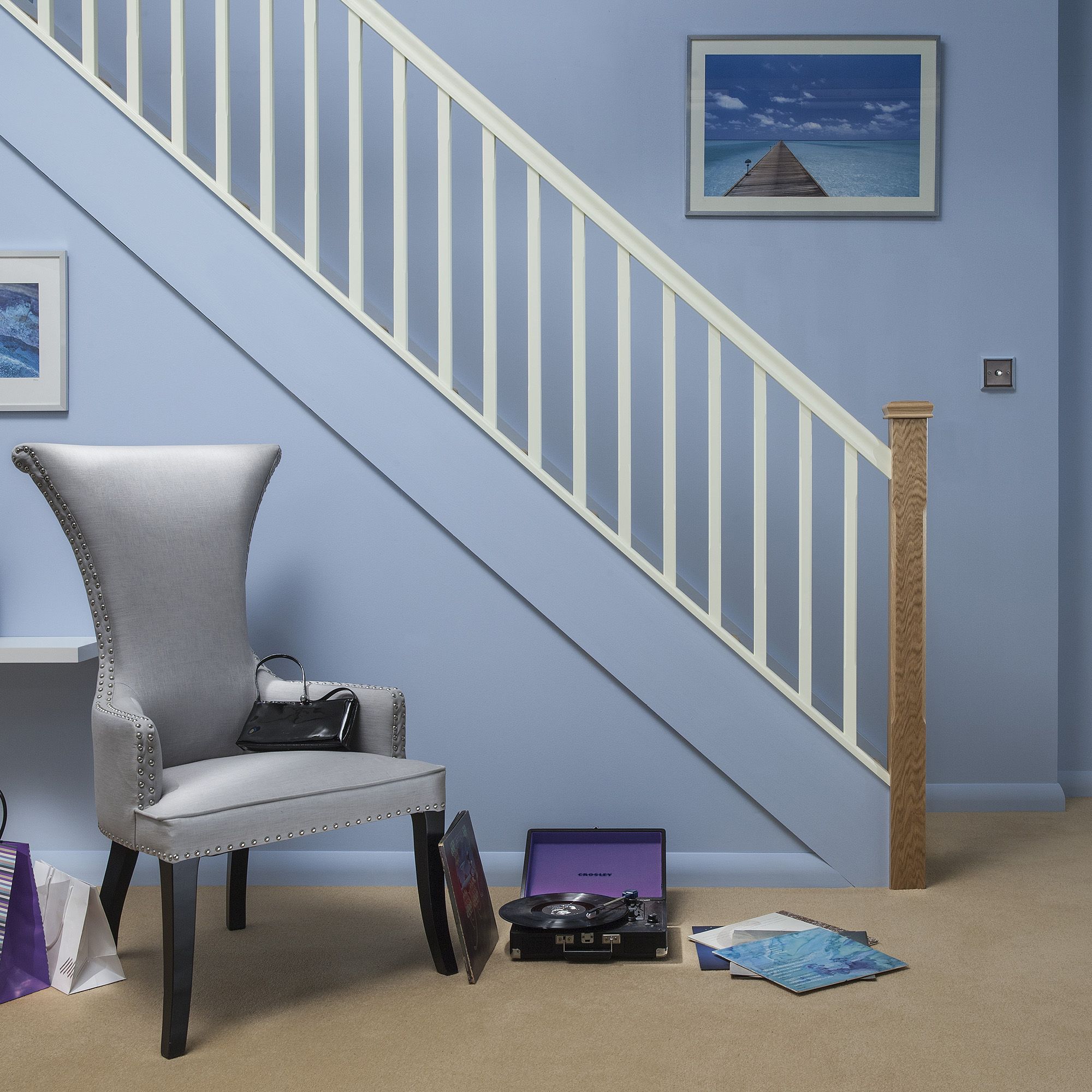 Richard Burbidge Traditional Natural 32mm Handrail, (L)3.6m (W)59mm