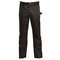 Rigour Black Trousers, W38" L32"